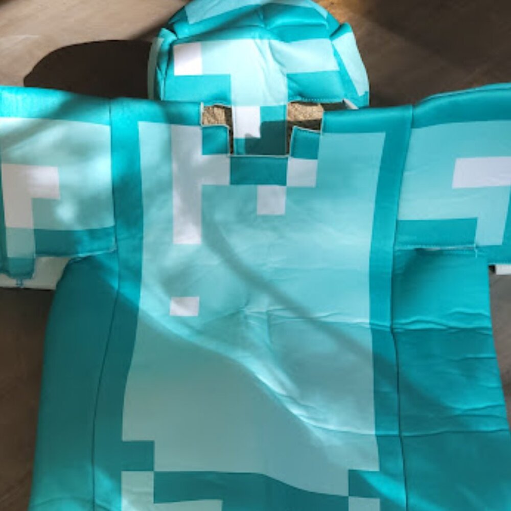 Halloween Costume, Minecraft, Size S/P 4-6, Green